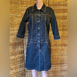 *SALE* Oilily Drop Waist Denim Dress 3/4 sleeve